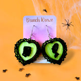 Frankenstein's Monster and Bride Earrings